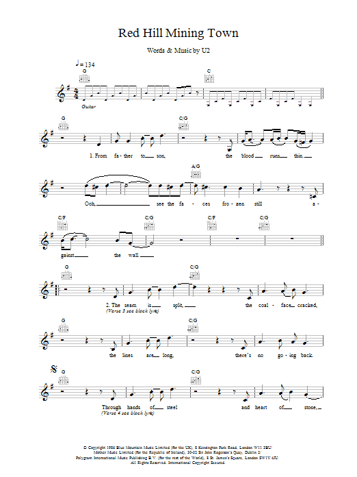 Produktgalerie: Seite 1 von 1 Red Hill Mining Town, U2, Melodieinstrument