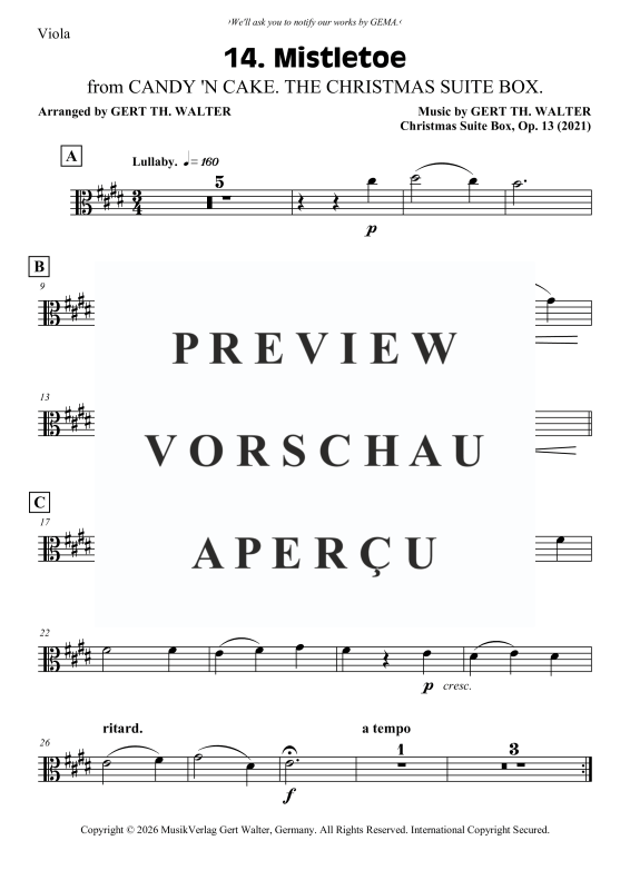 Produktgalerie: Seite 7 von 8 Mistletoe, , Streicher Quartett