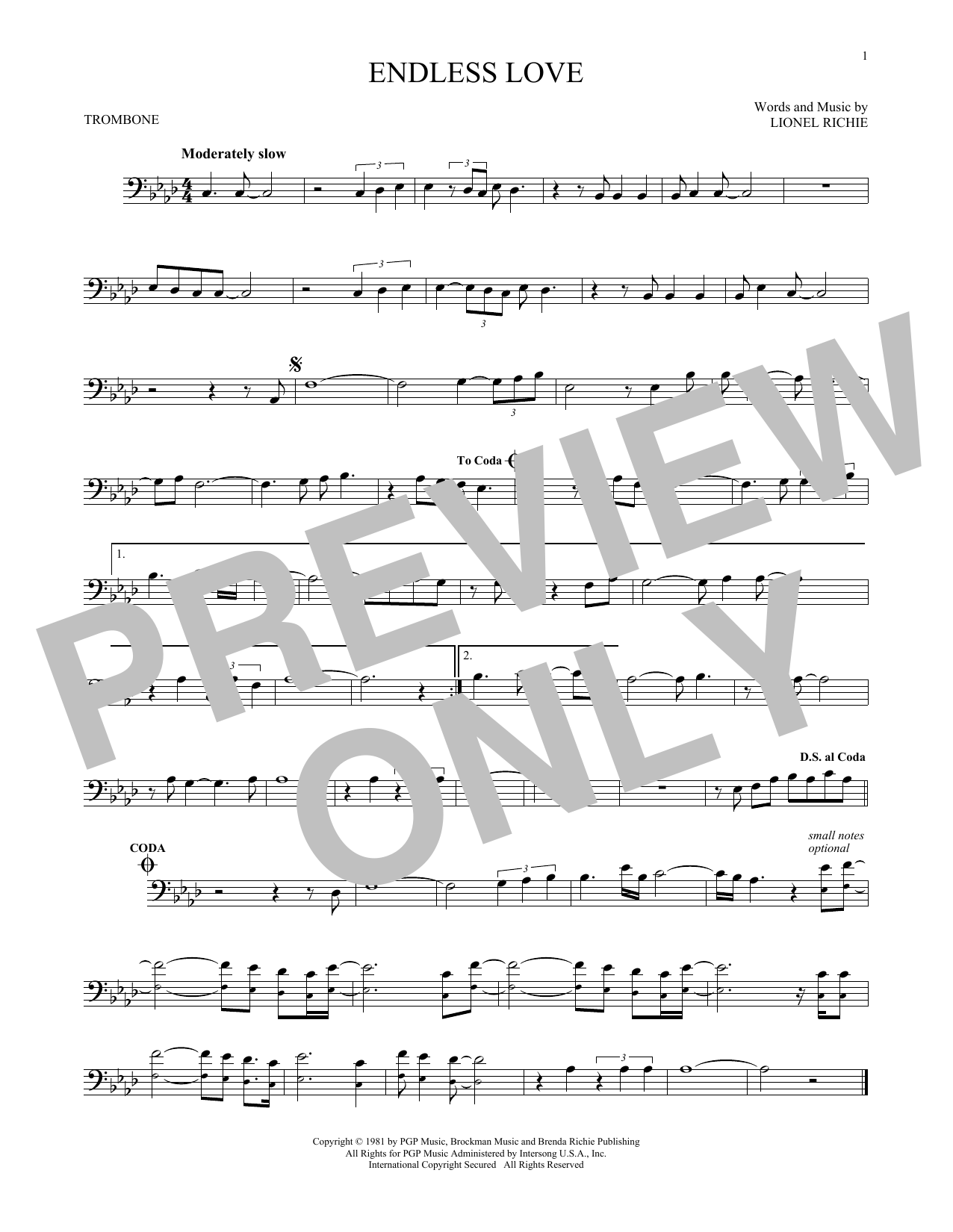 Product gallery: Page 1 of 1 Endless Love, Diana Ross & Lionel Richie