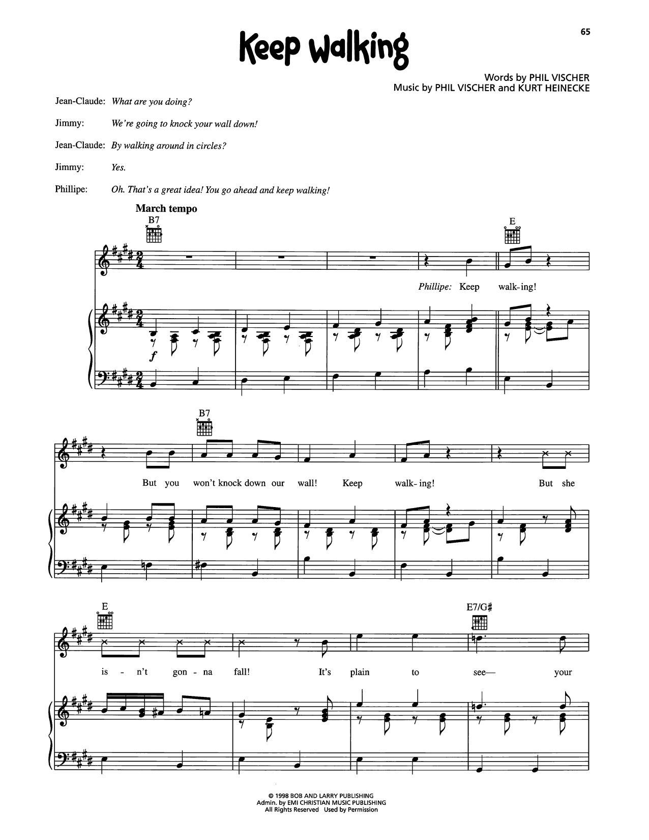 Produktgalerie: Seite 1 von 1 Keep Walking, VeggieTales, Gesang, Gitarre, Klavier