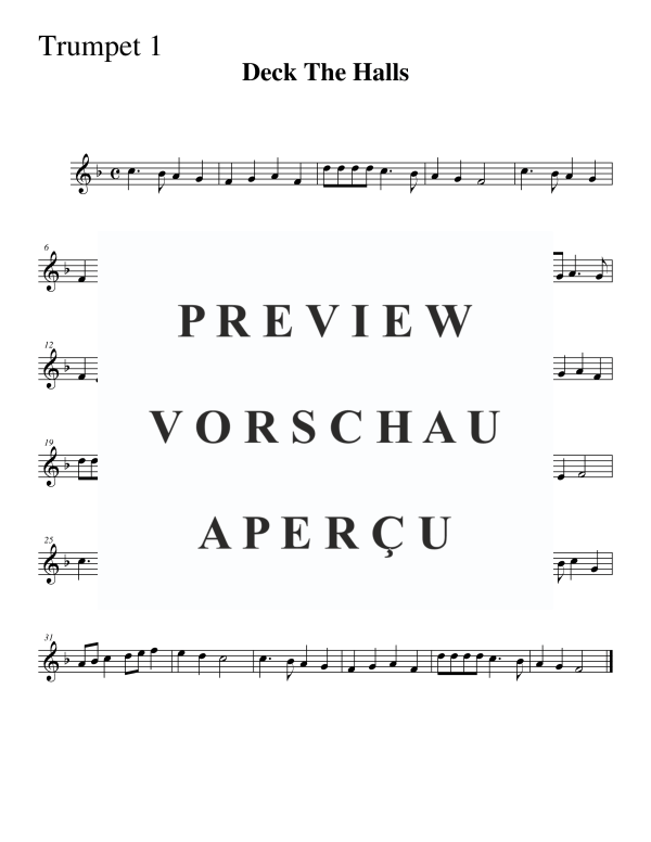 Produktgalerie: Seite 10 von 11 Deck the Halls, , Blechbläser Sextett