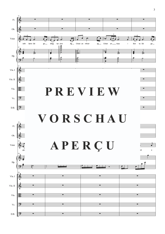 Product gallery: Page 5 of 11 Ag Criost an Siol, , Solo Voice and Small Orchestra