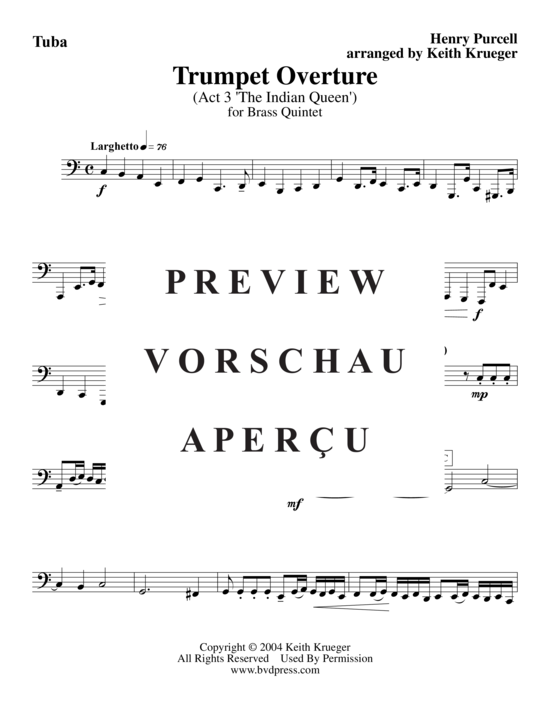 Produktgalerie: Seite 13 von 14 Trumpet Overture , , (Blechbläserquintett)