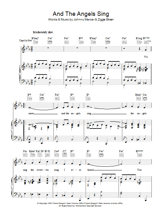 Produktbild zu: And The Angels Sing