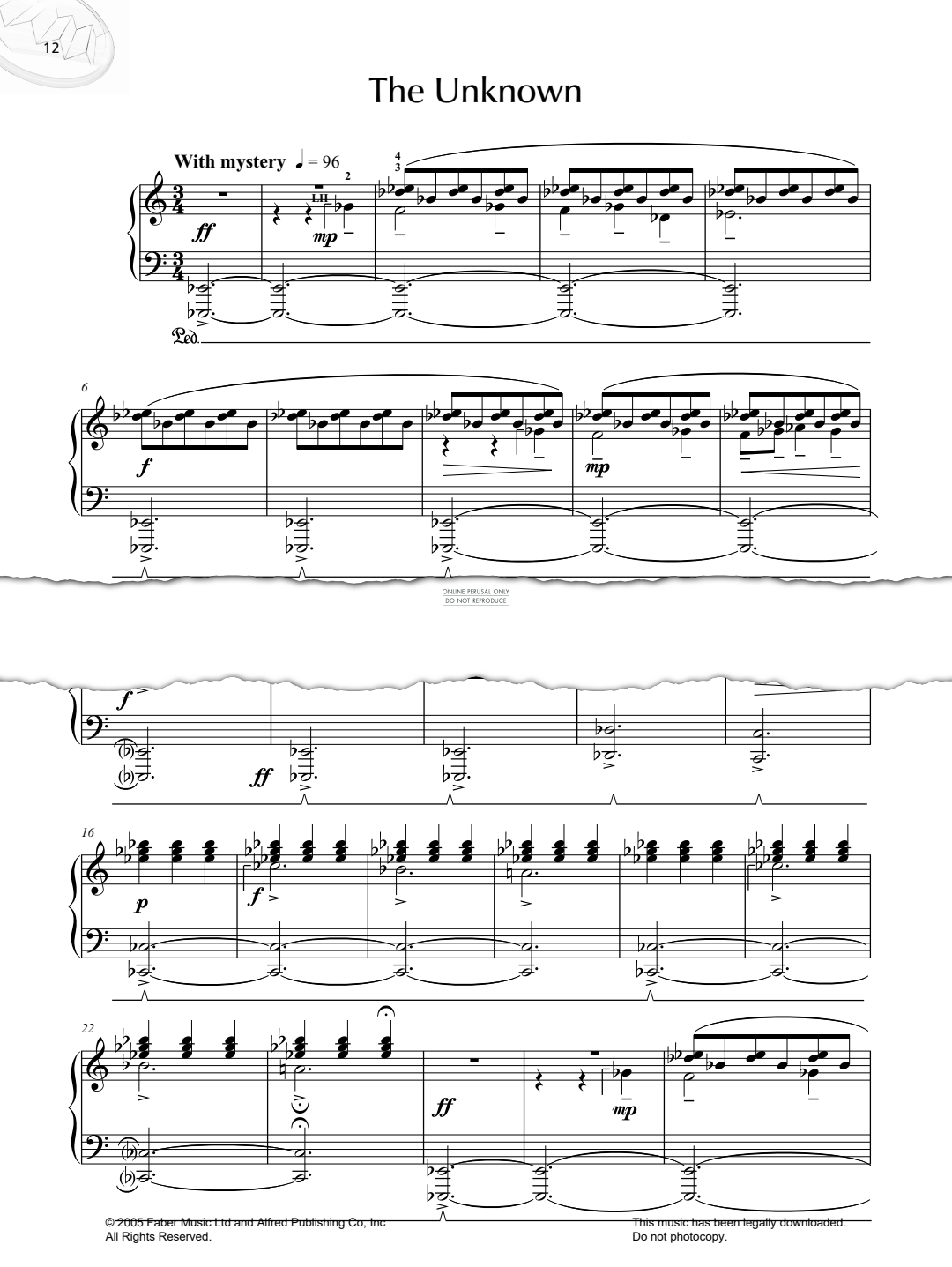 gallery: The Unknown, Louise Chamberlain, Klavier