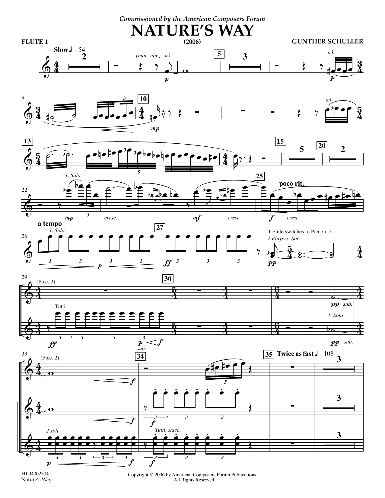 Product picture to: Nature's Way - Flute 1