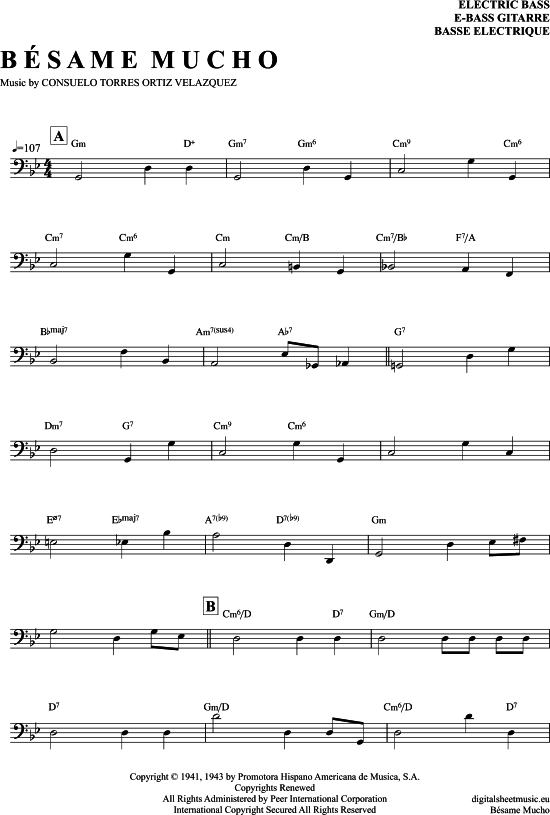 Besame Mucho 