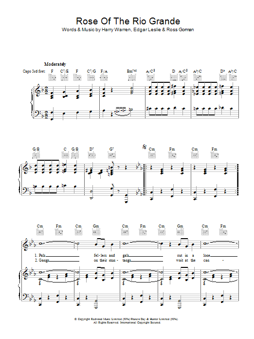 Produktbild zu:  Rose Of The Rio Grande - Harry Warren