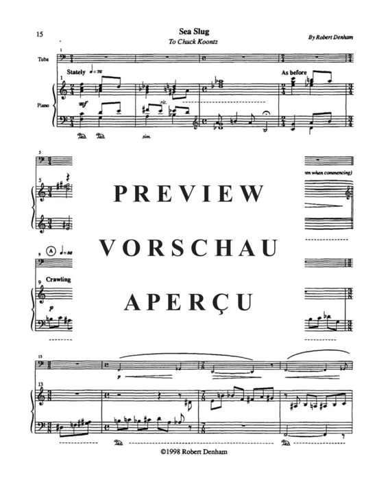 Produktgalerie: Seite 19 von 21 Four Ragged Fables , , (Tuba + Klavier)