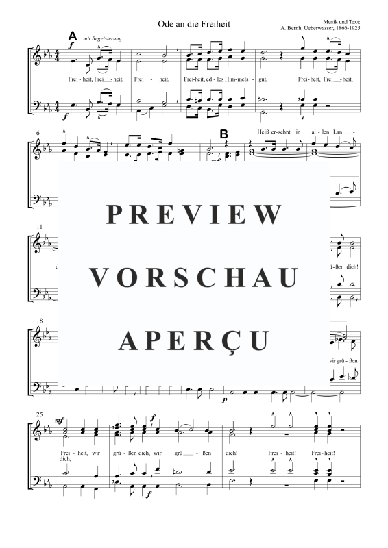 Produktgalerie: Seite 2 von 7 Ode an die Freiheit, , Posaunenchor