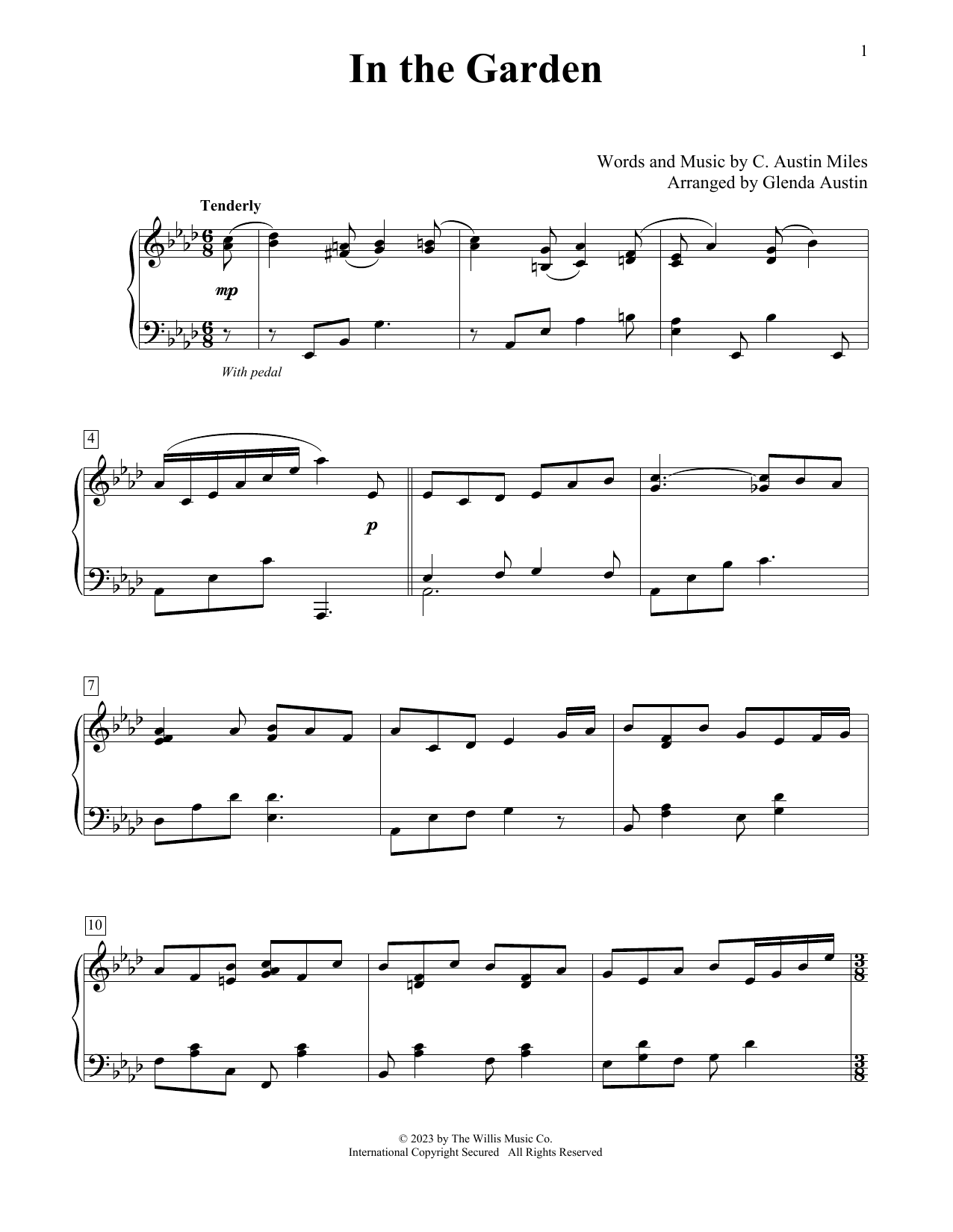 Product picture to: In The Garden (arr. Glenda Austin)