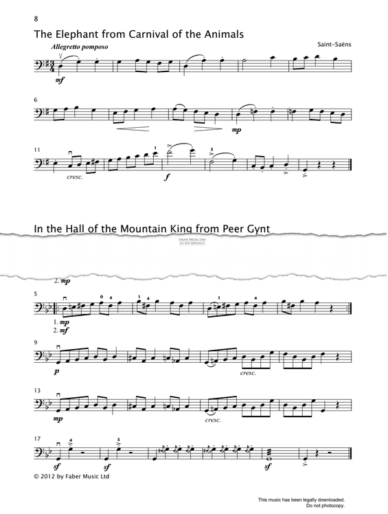 Produktgalerie: Seite 1 von 1 In The Hall Of The Mountain King (from 'Peer Gynt'), Edvard Grieg, Violoncello