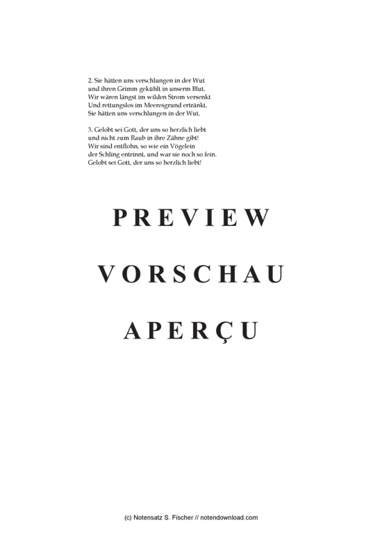 Product gallery: Page 3 of 3 Weh uns, wenn Gott nicht beigestanden wär , , (mixed choir)