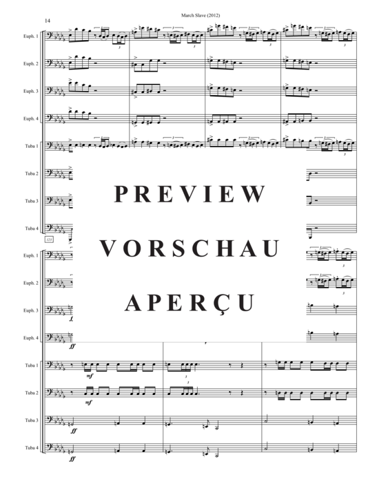 Produktgalerie: Seite 16 von 21 March Slave , , (Tuba Ensemble EEEETTTT)