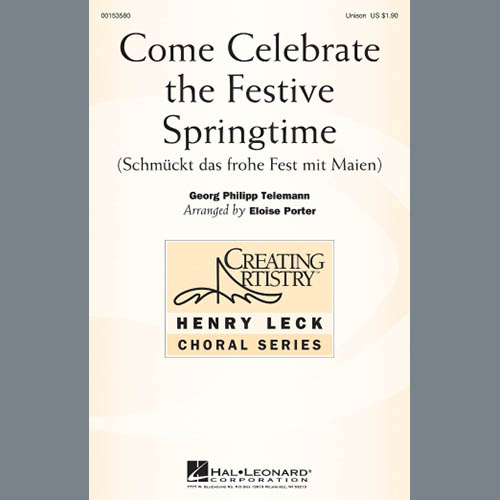 cover: Come Celebrate The Festive Springtime (arr. Eloise Porter), , Chor