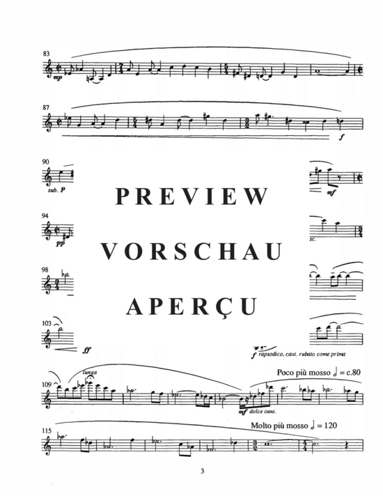 Product gallery: Page 17 of 18 Nightpiece , , (clarinet + piano)