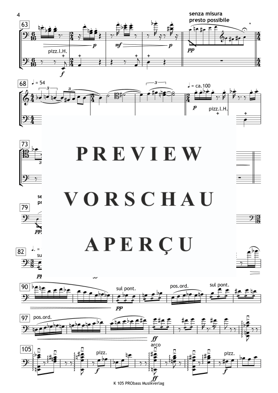 gallery: Capriccio für Kontrabass, , Double Bass Solo