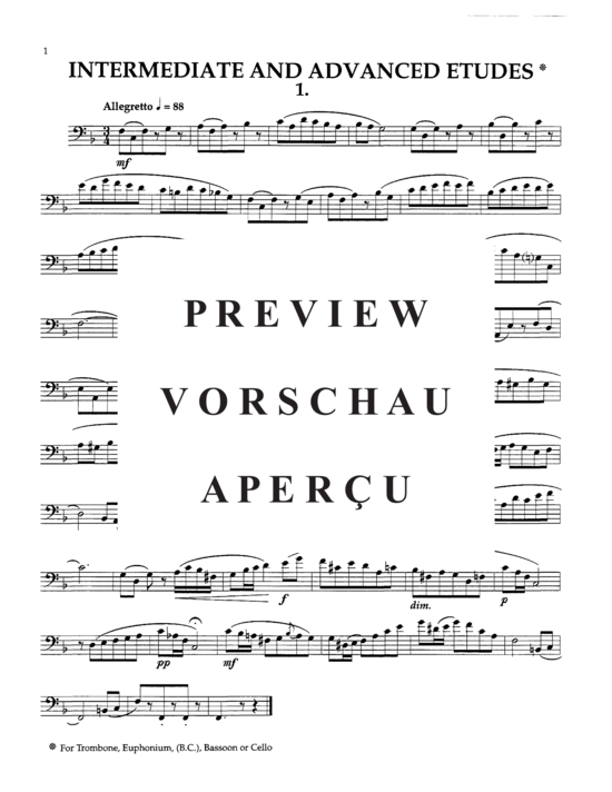 Product gallery: Page 5 of 21 26 Intermediate-Advanced Etudes , , (Euphonium Solo)