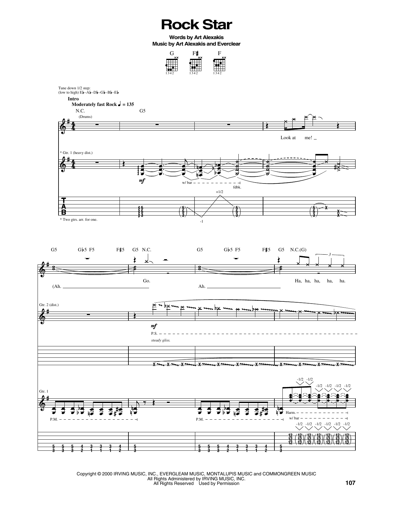 Produktgalerie: Seite 1 von 1 Rock Star, Everclear, Gitarre
