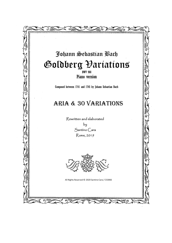 Produktbild zu: Goldberg Variationen BWV 988Johann Sebastian Bach