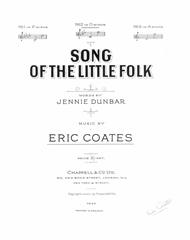 cover: Song Of The Little Folk, Eric Coates, Gesang, Klavier