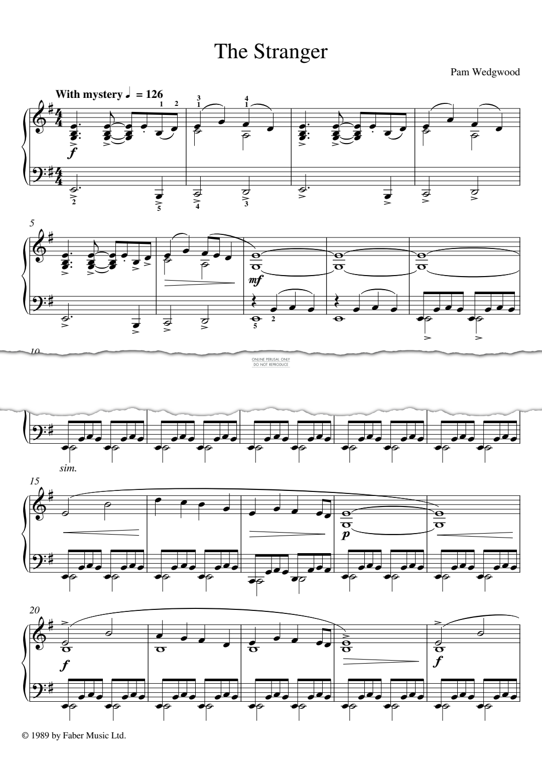 gallery: The Stranger (from 'Jazzin' About'), Pam Wedgwood, Klavier