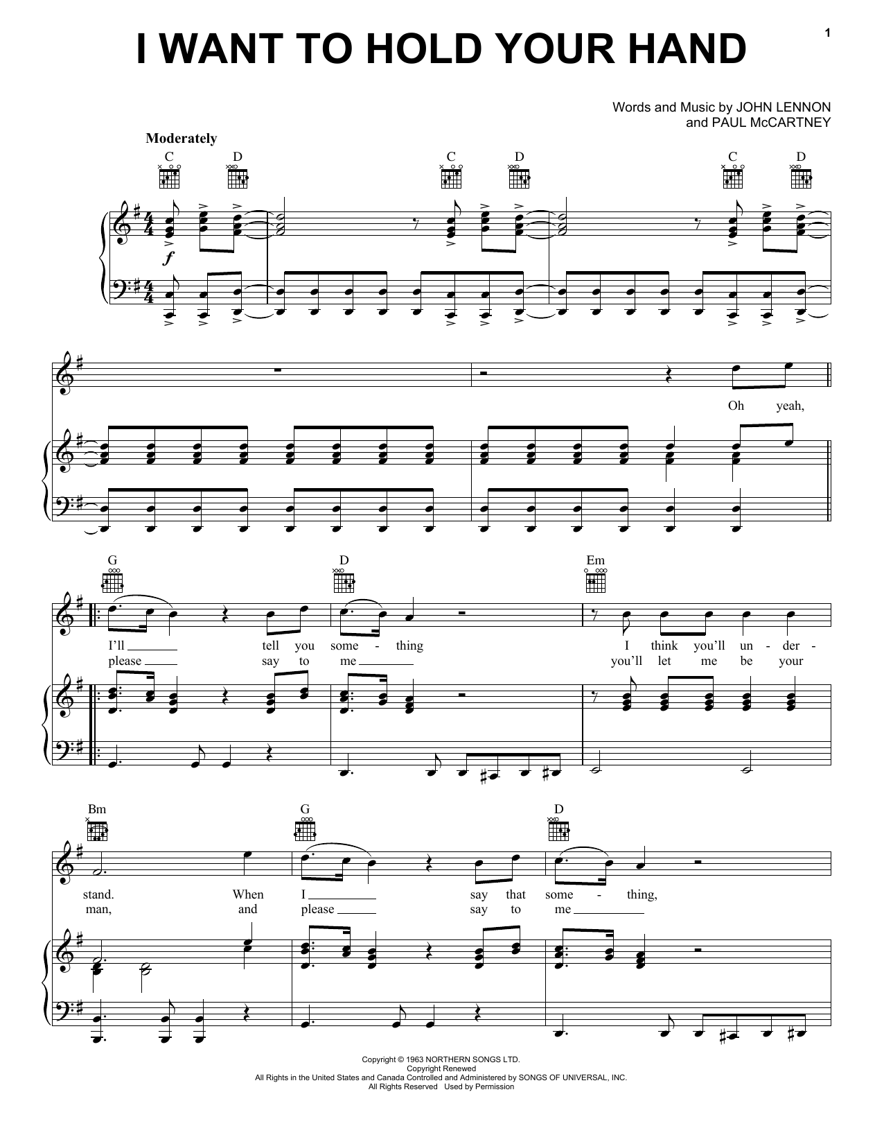 Product gallery: Page 1 of 1 I Want To Hold Your Hand, The Beatles