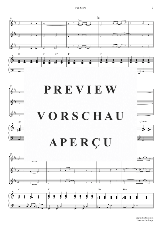 gallery: Home On The Range, American Folk Song, (Trompeten Trio + Klavier)