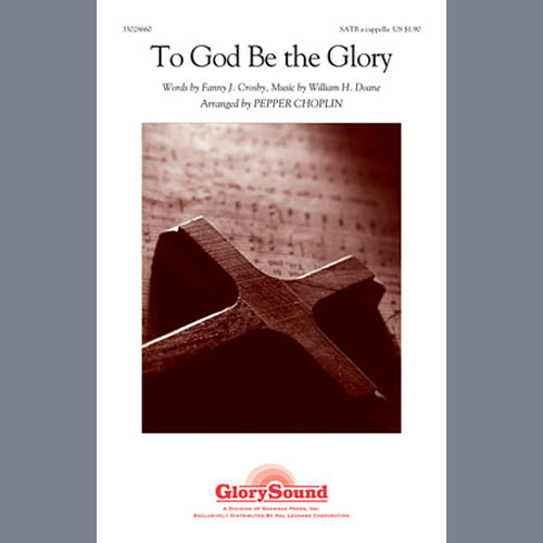 cover: To God Be The Glory, Pepper Choplin