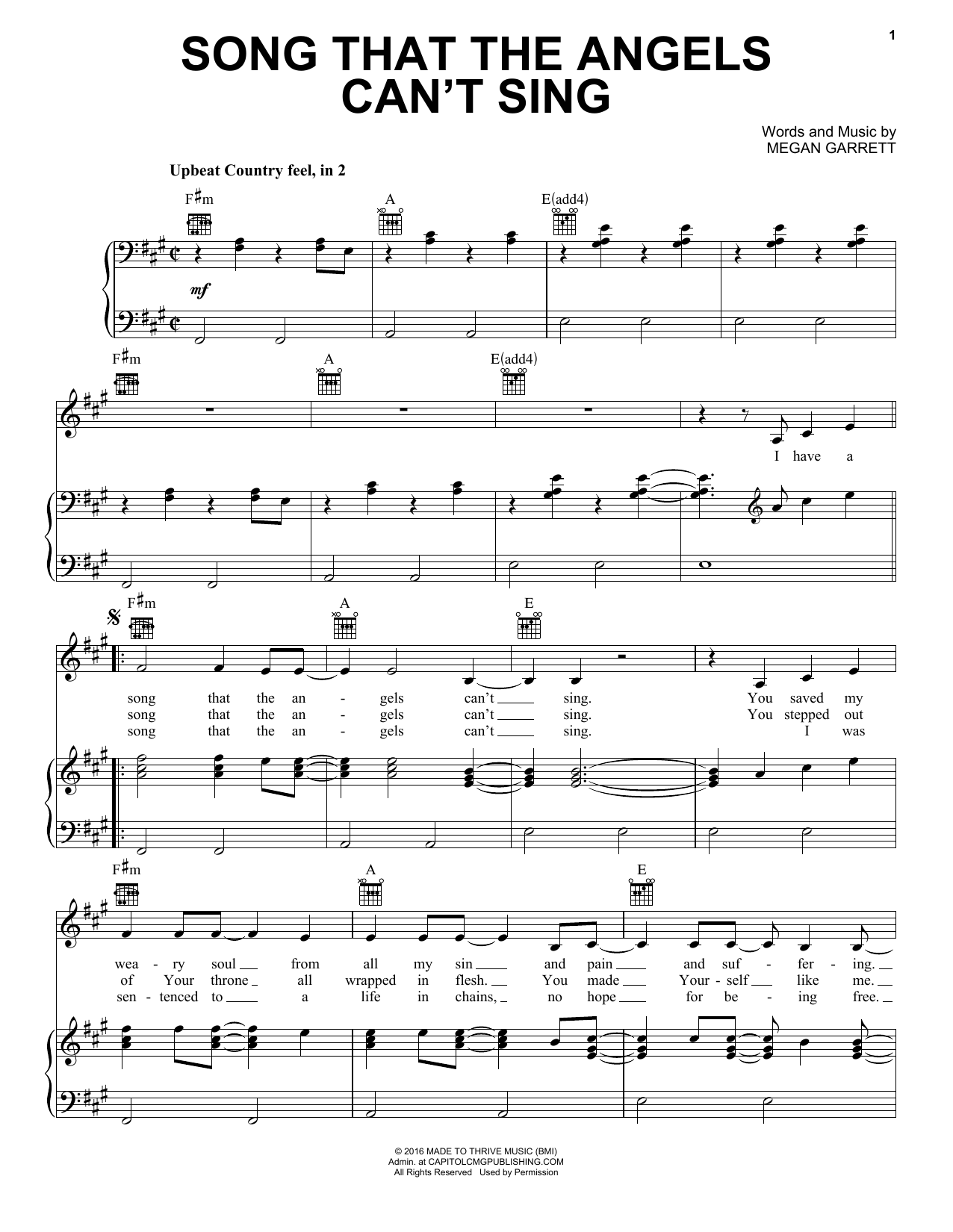 Produktbild zu: Song That The Angels Can't Sing