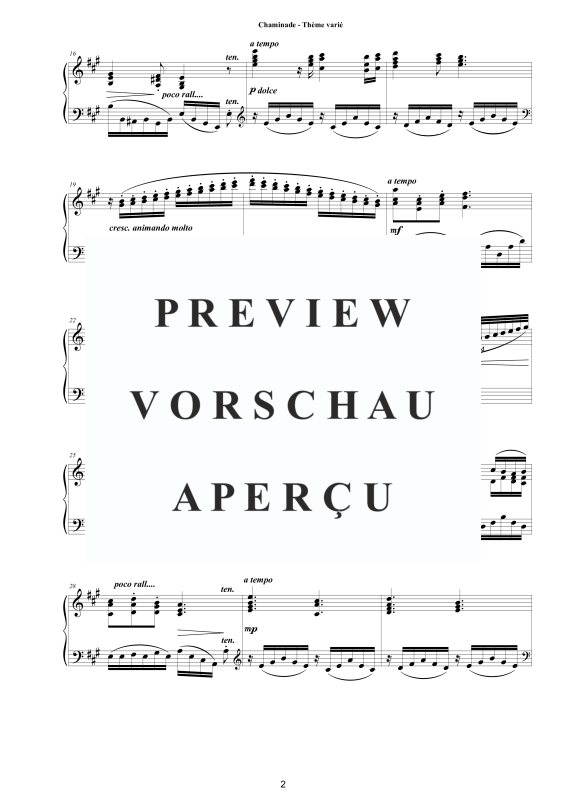 Produktgalerie: Seite 3 von 8 Thème varié - Op.89, , Klavier Solo