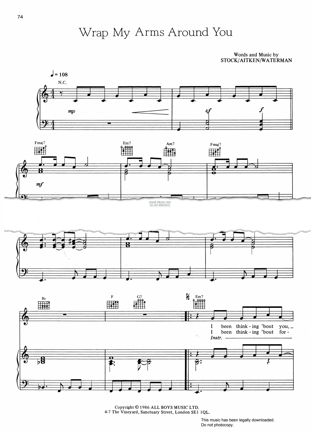 Produktbild zu: Wrap My Arms Around You