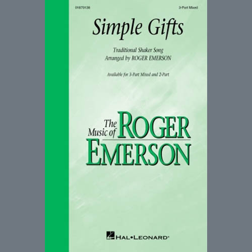 Produktbild zu: Simple Gifts (arr. Roger Emerson)