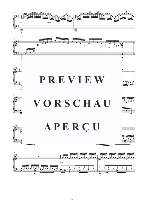 Produktgalerie: Seite 3 von 10 Fantasia in G-Moll BWV 920, , Klavier Solo