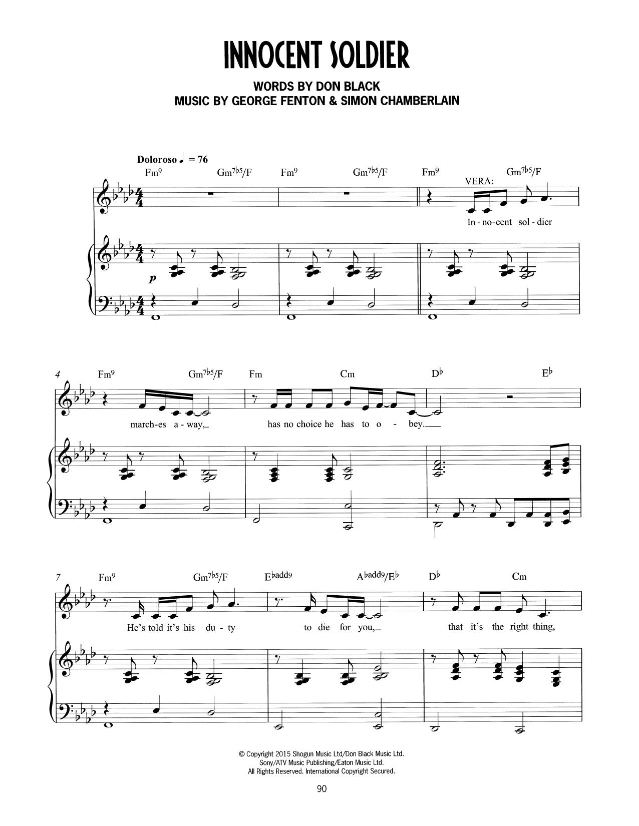 Produktbild zu: Innocent Soldier (from Mrs Henderson Presents)