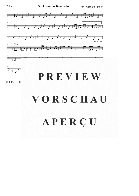 Product gallery: Page 11 of 11 St. Johanner Boarischer, , (woodwind and brass)