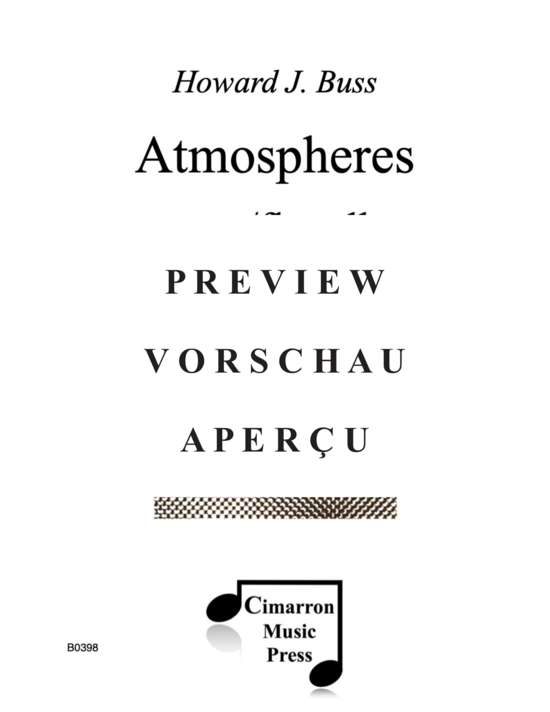 Product gallery: Page 2 of 21 Atmospheres , , (trumpet/flugelhorn and one percussion)