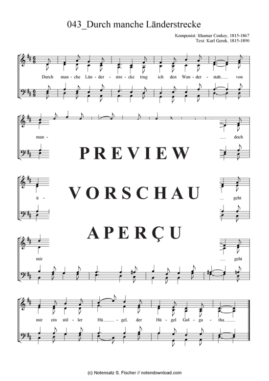 Product gallery: Page 1 of 2 Durch manche Länderstrecke , , (mixed choir)