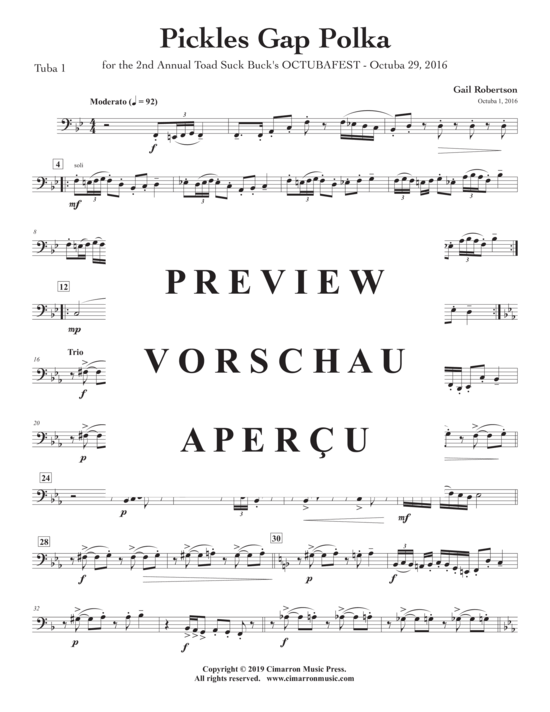 Product gallery: Page 14 of 17 Pickles Gap Polka , , (Tuba Quartett EETT)