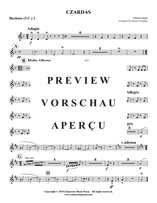 Product gallery: Page 21 of 21 Csardas , , (Tuba + Brass-Band)