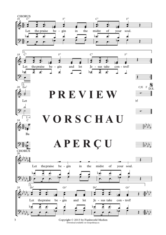 gallery: Let the praise begin , Gäbler, Hanjo, (Gemischter Chor)