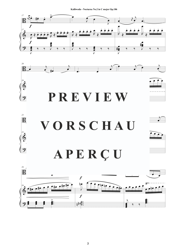 Produktgalerie: Seite 4 von 11 Nocturne Nr.2 Op.186, , Viola und Klavier