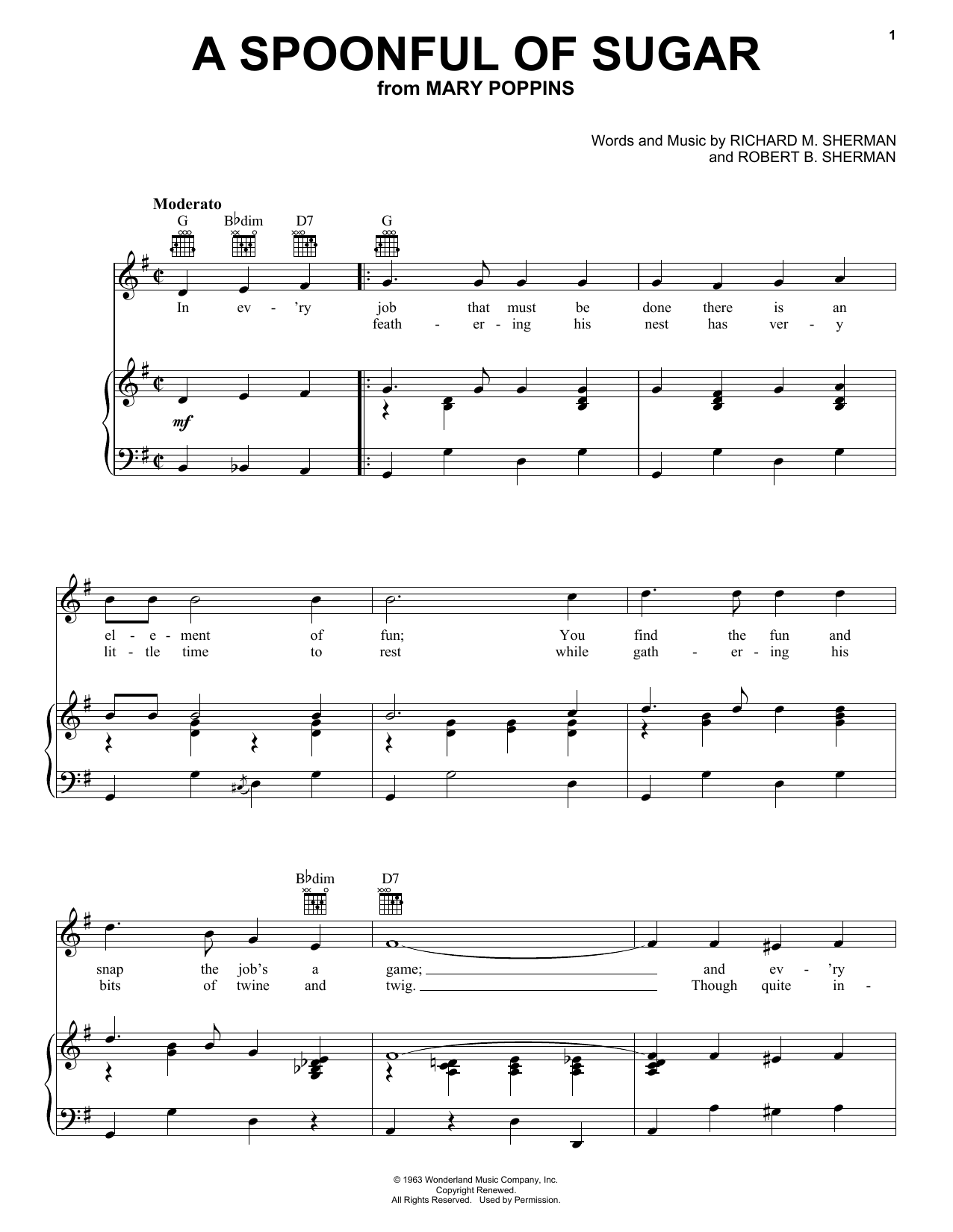Produktbild zu: A Spoonful Of Sugar (from Mary Poppins)