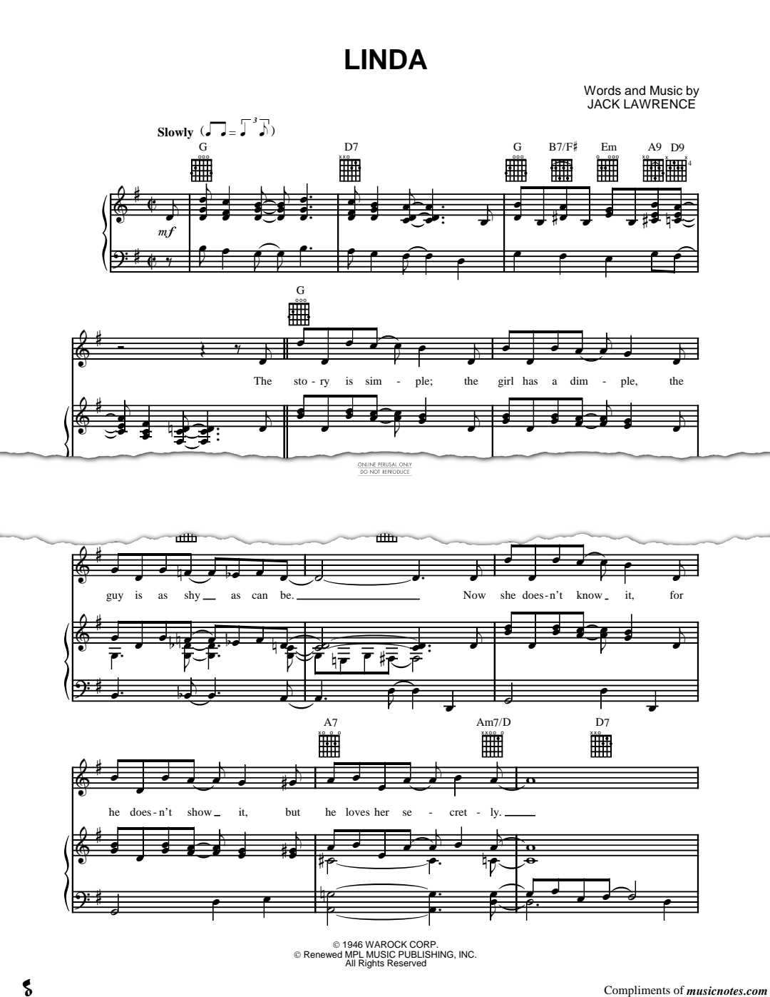 Produktgalerie: Seite 1 von 1 Linda, , Gesang, Gitarre, Klavier