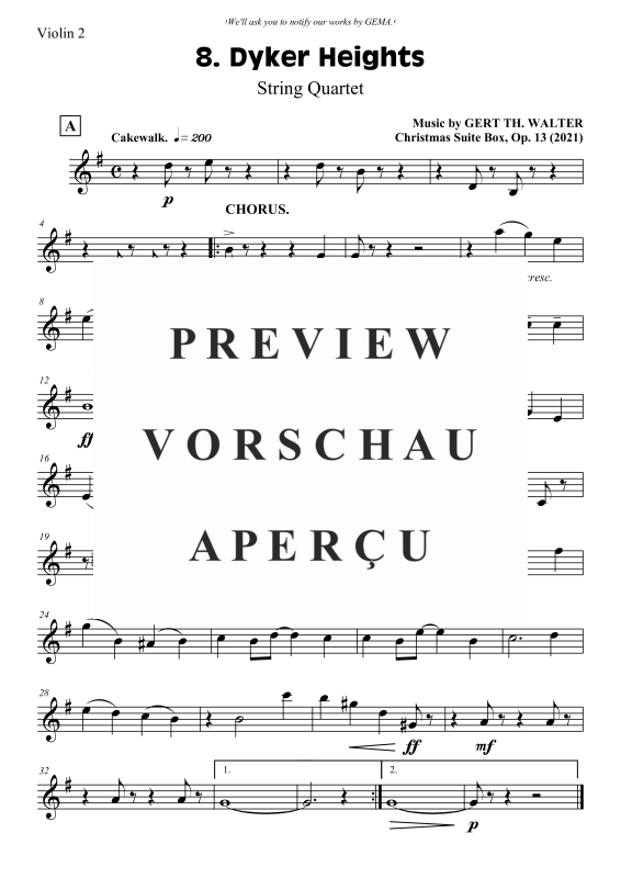 Produktgalerie: Seite 6 von 8 Dyker Heights, , (Streicherquartett)