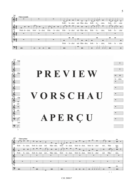 gallery: Frohlocket mit Händen , , (Gemischter Chor 8-stimmig, Capellchor und Gemischtes Ensemble)