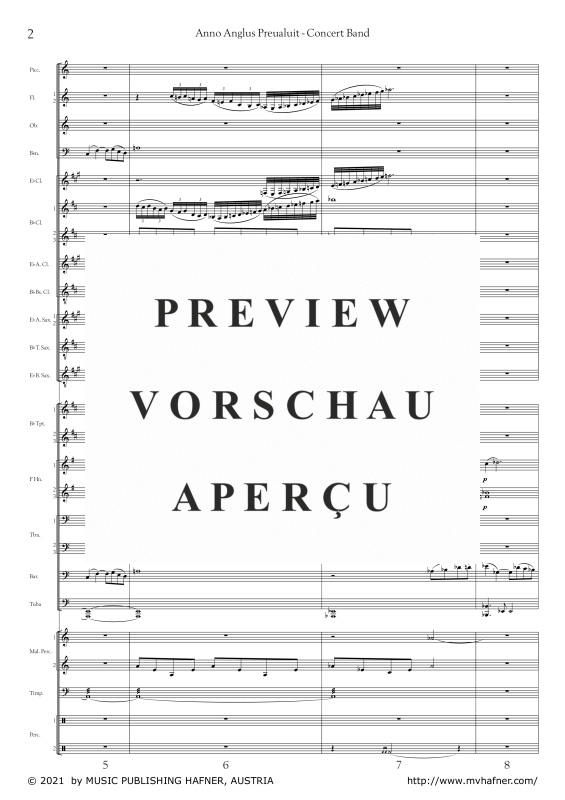 Product gallery: Page 7 of 11 Anno Anglus Preualuit, , (large wind orchestra)