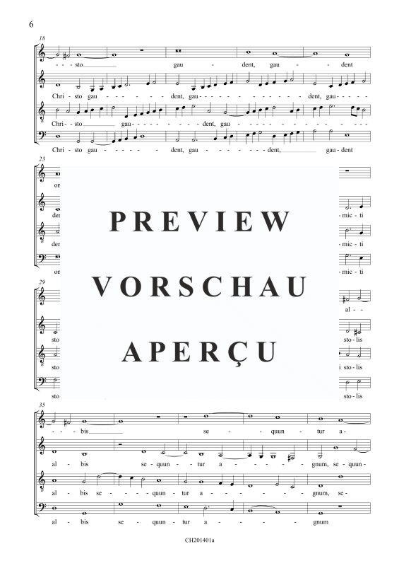 gallery: O quam gloriosum est, , (Gemischter Chor)