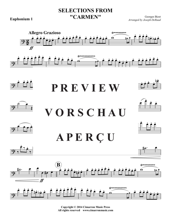 gallery: Selections aus Carmen , , (2x Bariton, 2x Tuba)