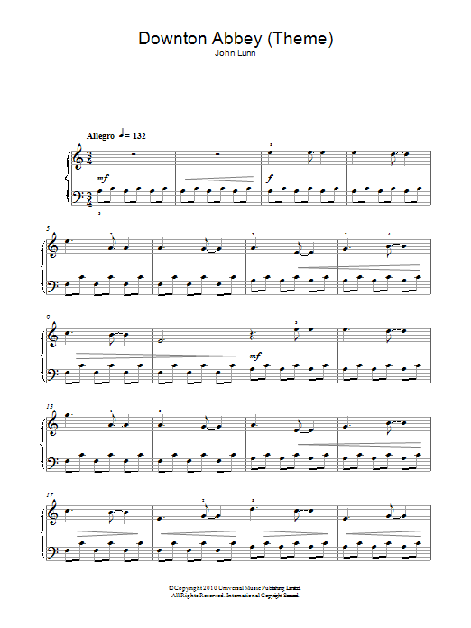 Produktbild zu:  Downton Abbey (Theme) - John Lunn